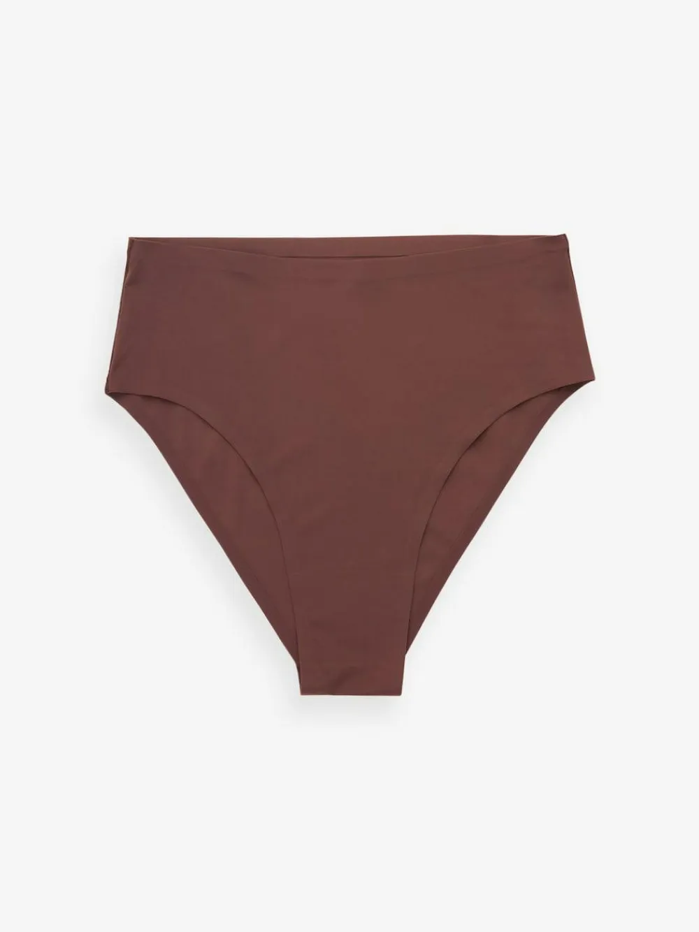 Sale Next High Waist High Leg No VPL Comfort Knickers 3 Pack Black/Praline Nude/Chocolate Nude
