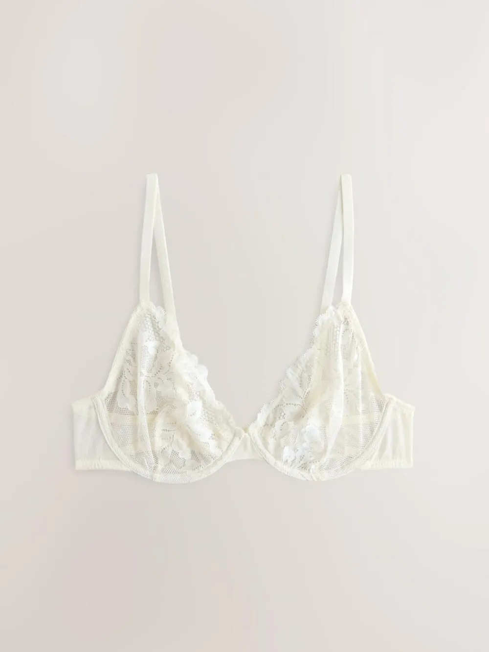 Sale Next Non Pad Full Cup Lace Bras 3 Pack Black/Red/Cream