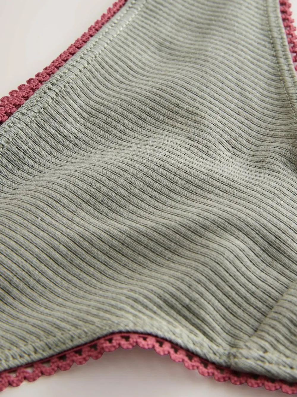 Next Thong Cotton Rib Knickers 3 Pack^Women Panties