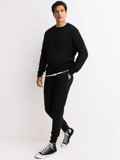 Next Straight Fit Brushback Heavyweight 2 Pack Joggers^ Joggers|Joggers