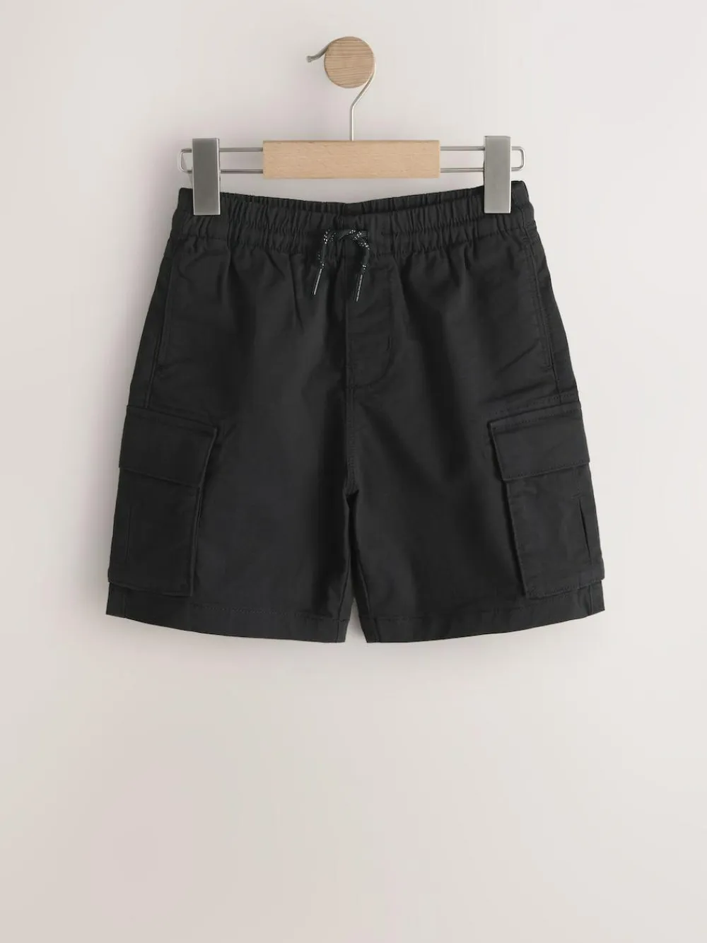 New Next Cargo Shorts 2 Pack (3-16yrs) Black/Stone