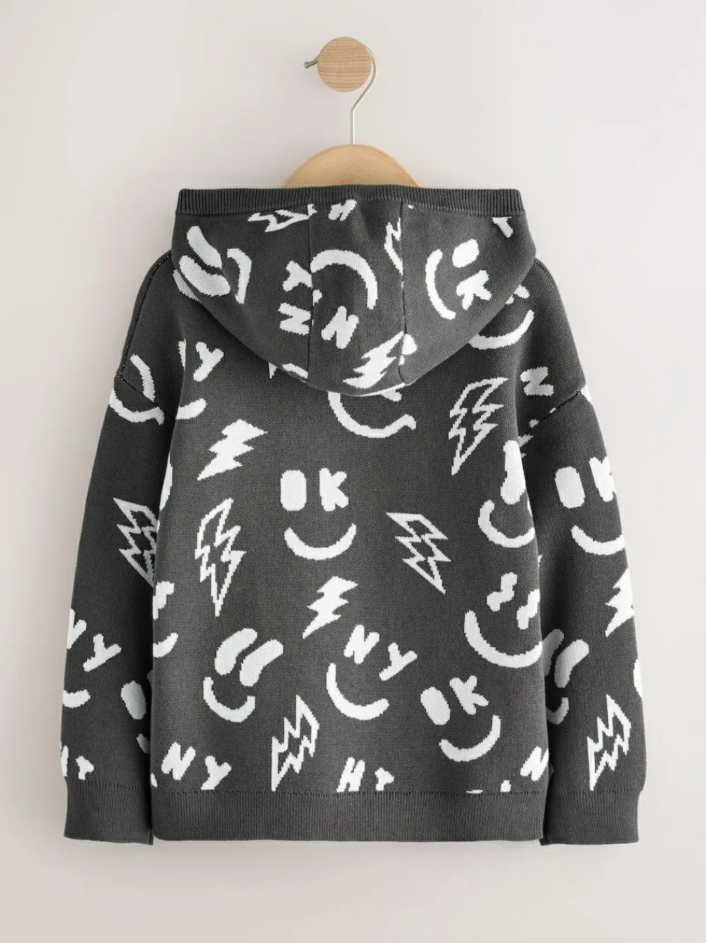 Next Knitted Hoodie (3-16yrs)^BOY Knitwear & Sweaters|Knitwear