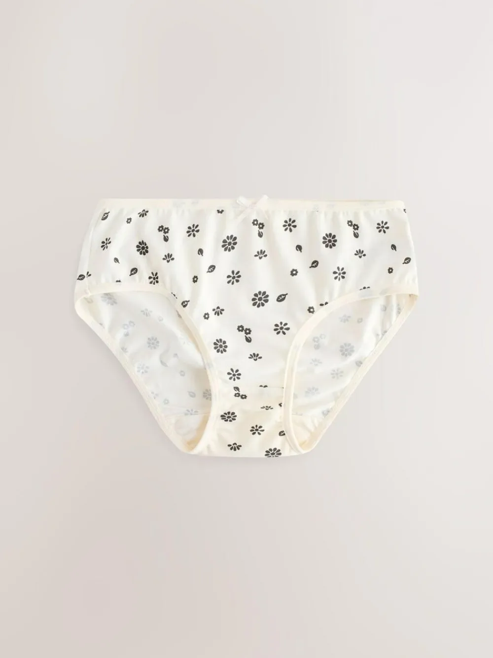 Best Next Ditsy Print Briefs 5 Pack (1.5-16yrs) Black/White