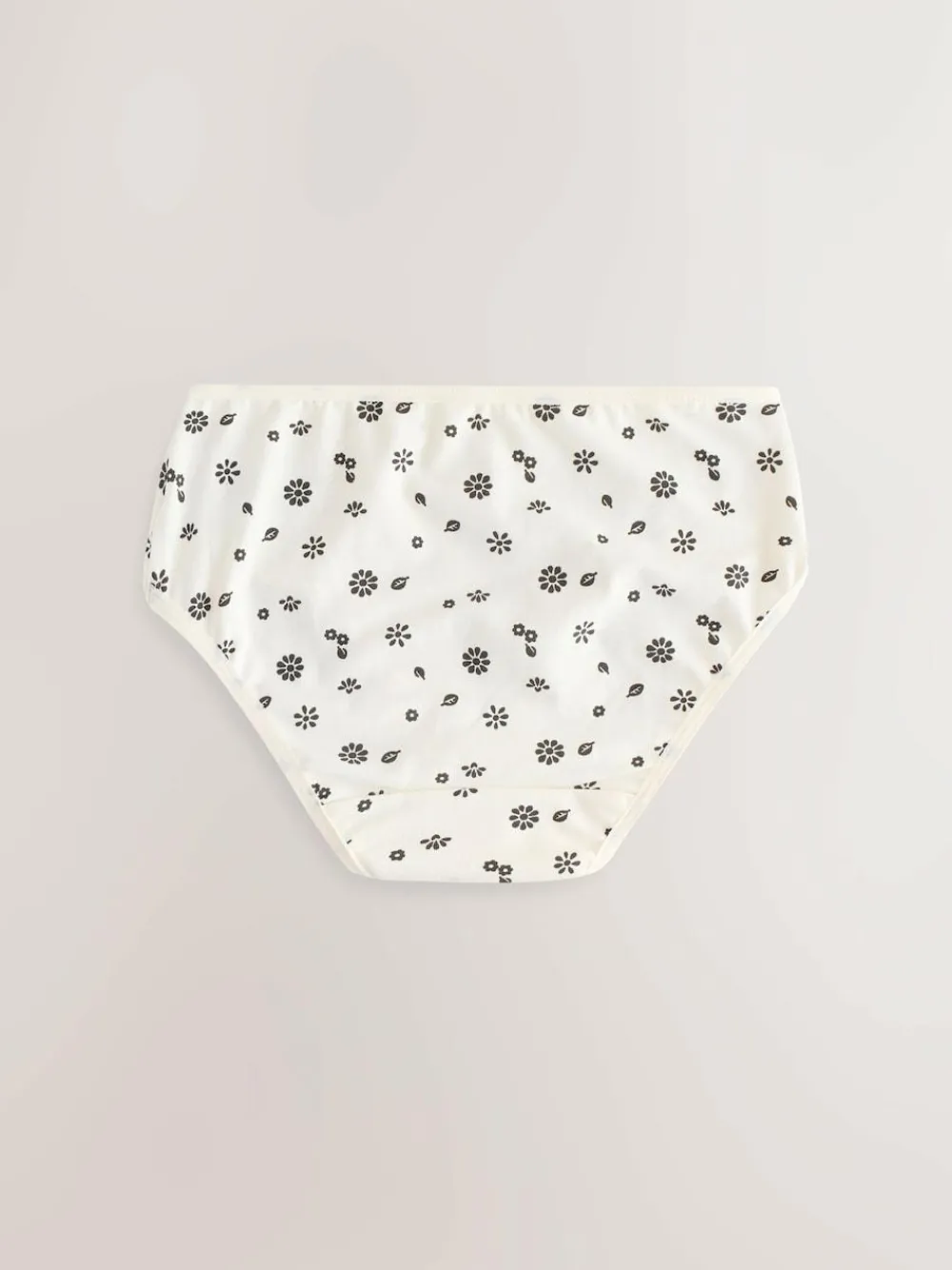 Best Next Ditsy Print Briefs 5 Pack (1.5-16yrs) Black/White