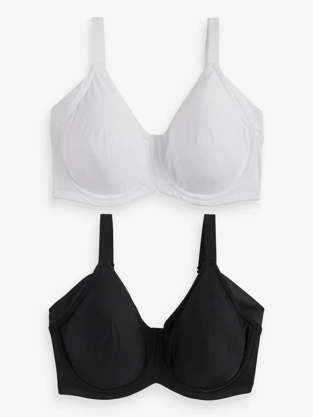 Next F-K Cup Under Arm Smoothing Non Pad Wired Minimising Ultimate Comfort Bras 2 Pack^Women Bras