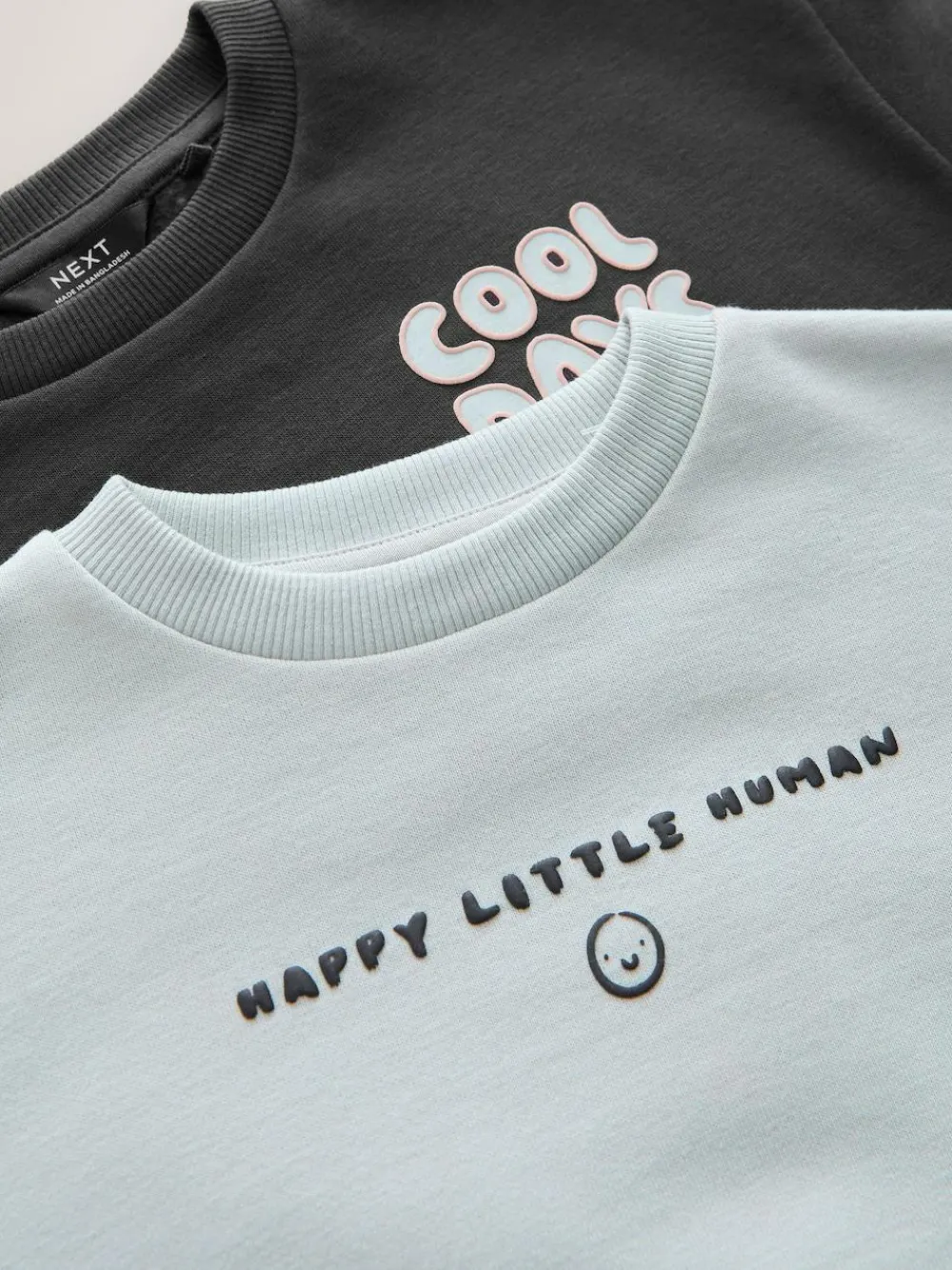 Next Black/White Printed 2 Pack Sweatshirt And Stripe Joggers Set (3mths-7yrs)^BOY Sweatshirts & Hoodies|Sets & Co-Ords