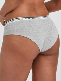 Next Short Cotton Logo Knickers 7 Pack^Women Panties|All Lingerie