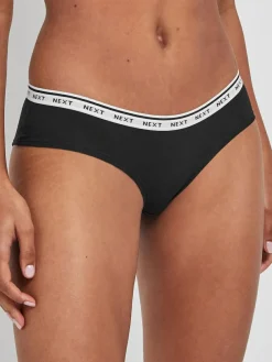 Next Short Cotton Logo Knickers 7 Pack^Women Panties|All Lingerie