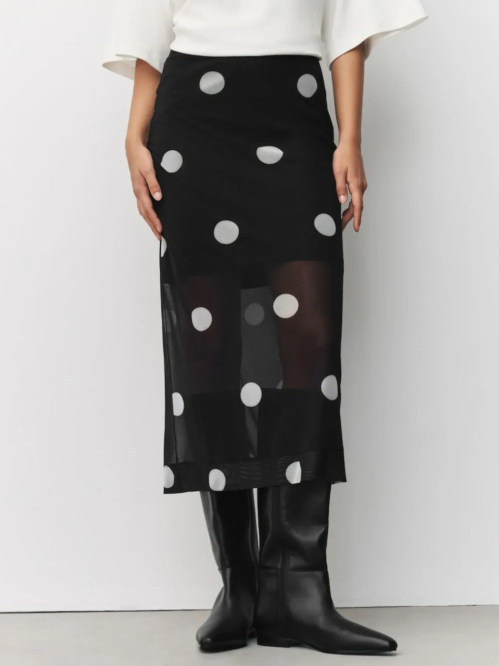 Next Mesh Midi Pencil Skirt^Women Skirts