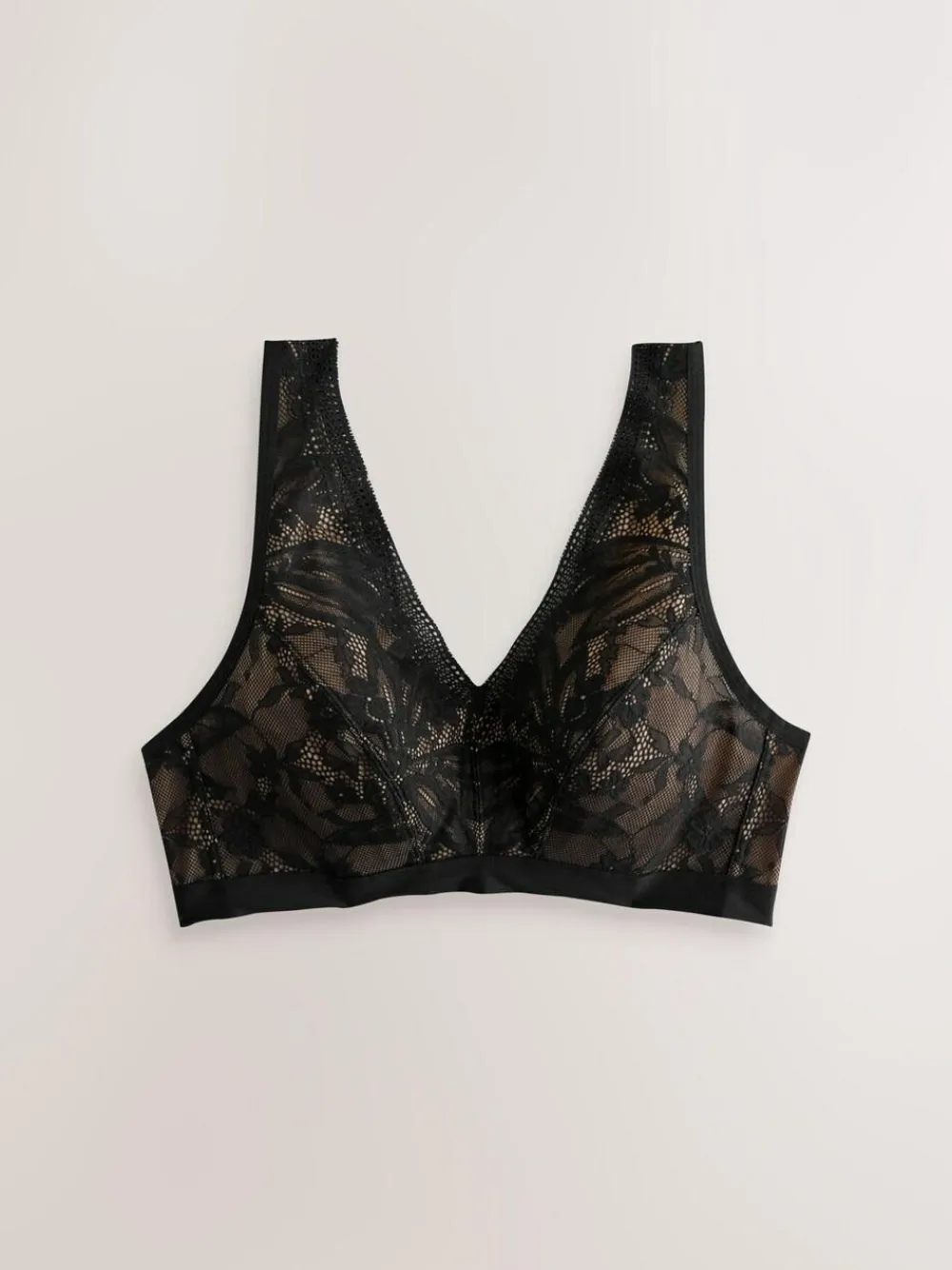 Next Black/White Total Support Non Pad Wire Ultimate Comfort Bras 2 Pack^Women Dd+ Range|Bras