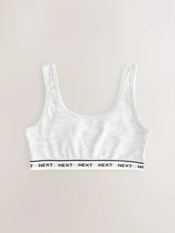 Next Black/White/Grey Crop Tops 3 Pack (5-16yrs)^ Bras & Crop Tops