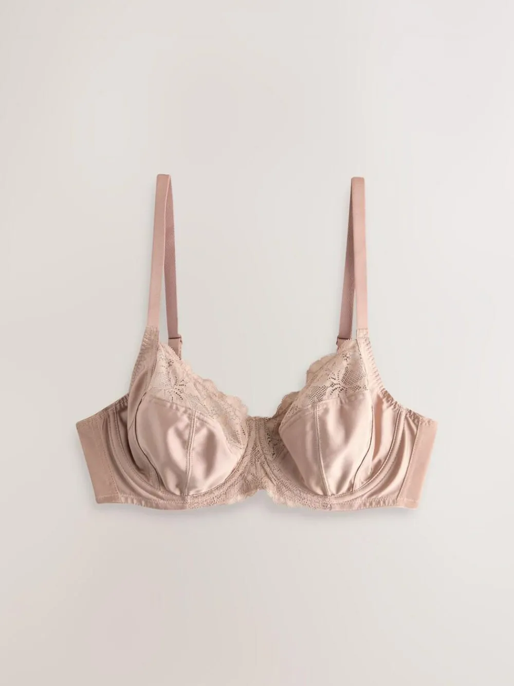 Best Next DD+ Non Pad Full Cup Bras 3 Pack Black/White/Praline Nude