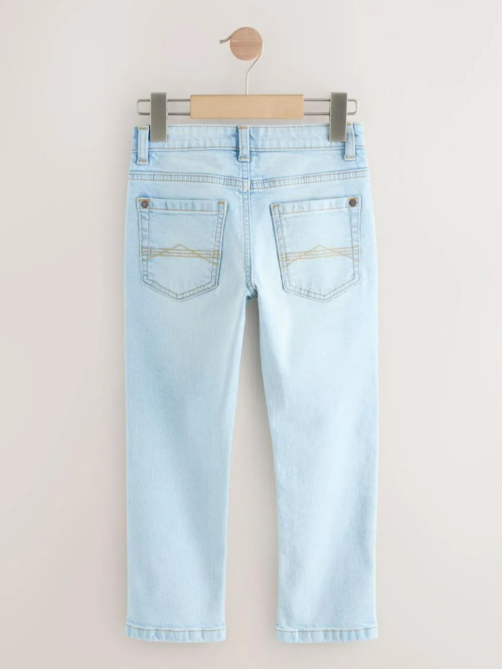 Next Bleach Wash Regular Fit Stretch Jeans (3-17yrs)^BOY Jeans|Jeans
