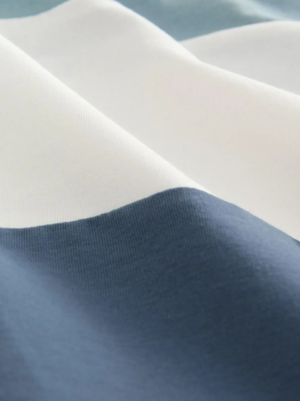 Next Regular Fit Colour Blocking T-Shirts 3 Pack Blue / Neutral / Green