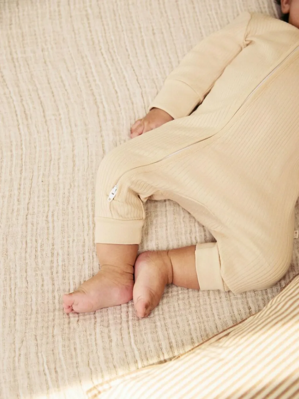 Next Blue 3 pack Baby Two Way Zip Footless Cotton Sleepsuits (0mths-3yrs)^BOY Nightwear|Nightwear