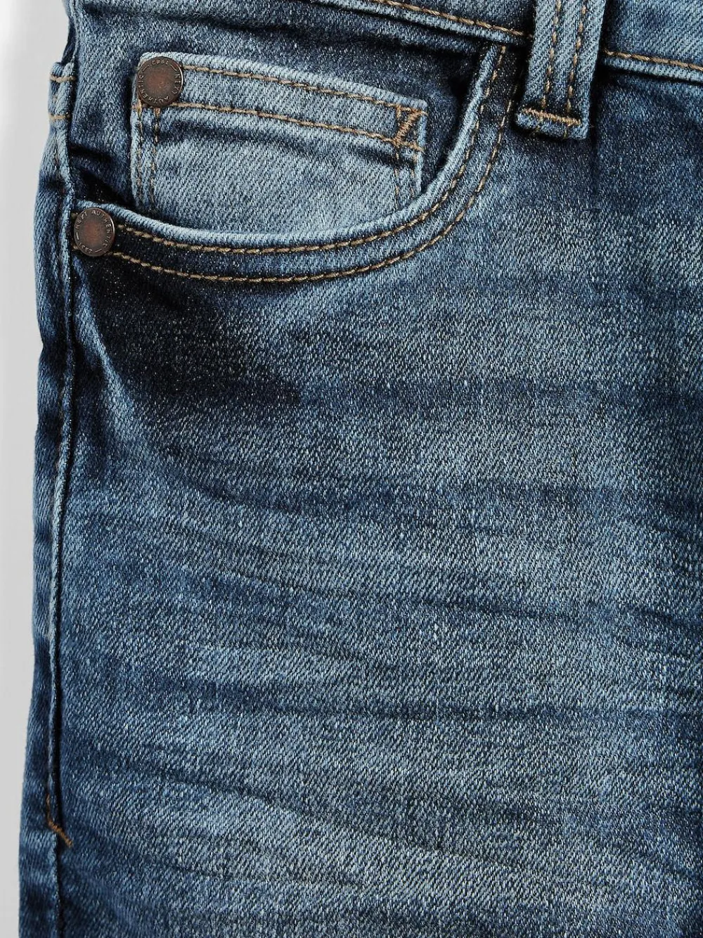 Online Next Blue Acid Wash Skinny Fit Stretch Jeans (3-17yrs)