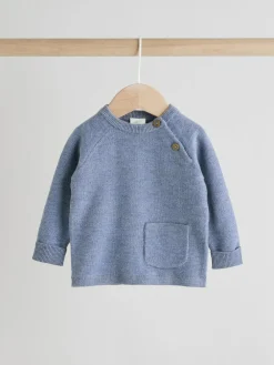 Discount Next Baby Knitted Jumper and Leggings Set (0mths-2yrs) Blue