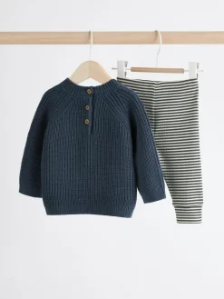 Next Baby Knitted Jumper and Leggings Set (0mths-2yrs)^BOY Newborn Clothing|Knitwear