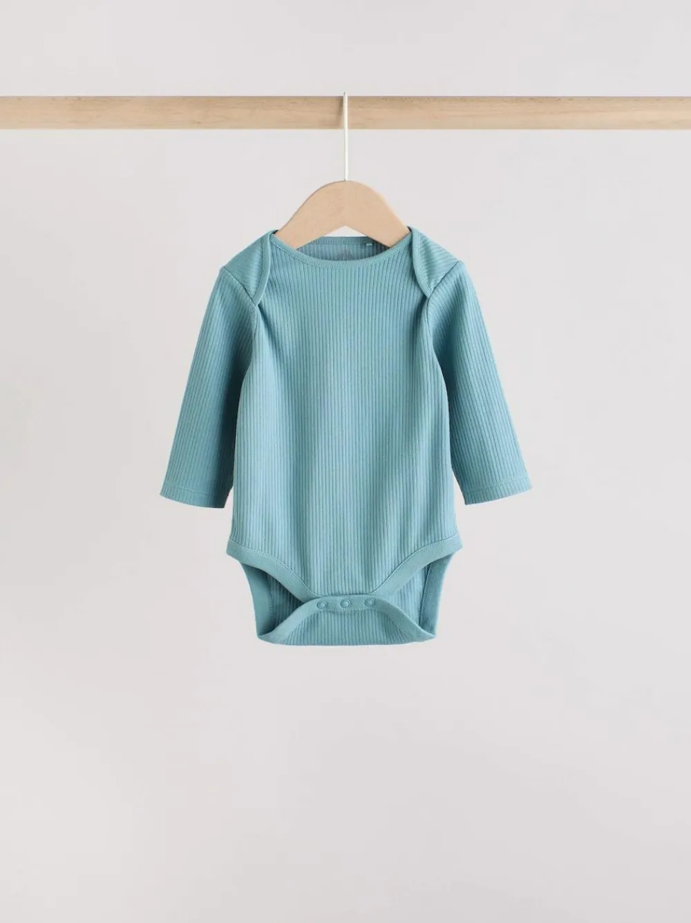 Next Blue Baby Long Sleeve Bodysuits 5 Pack^BOY Multipacks|Bodysuits & Vests