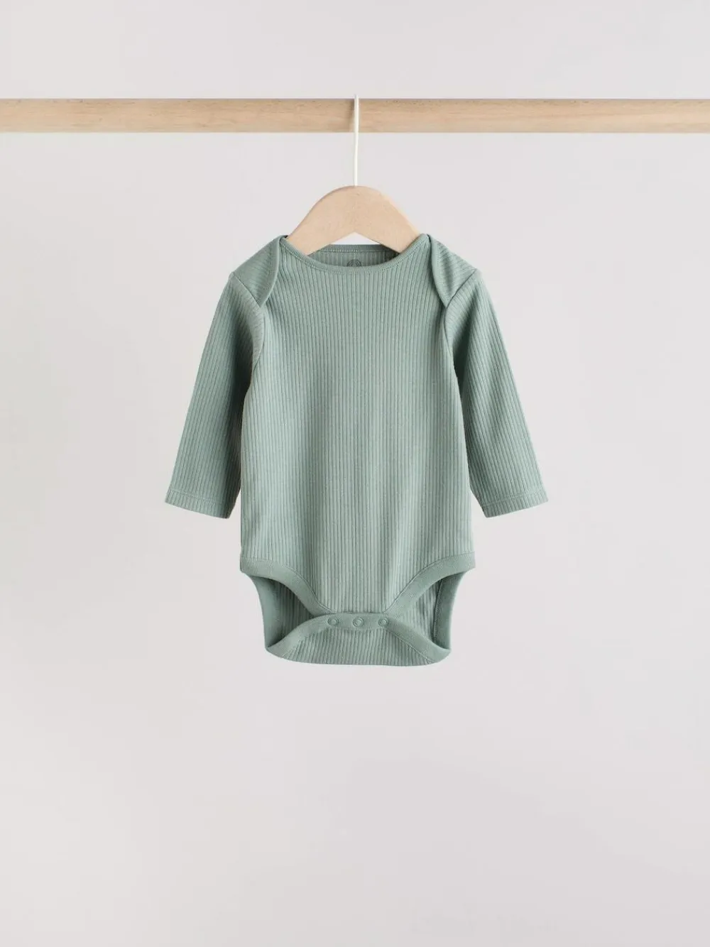 Next Blue Baby Long Sleeve Bodysuits 5 Pack^BOY Multipacks|Bodysuits & Vests