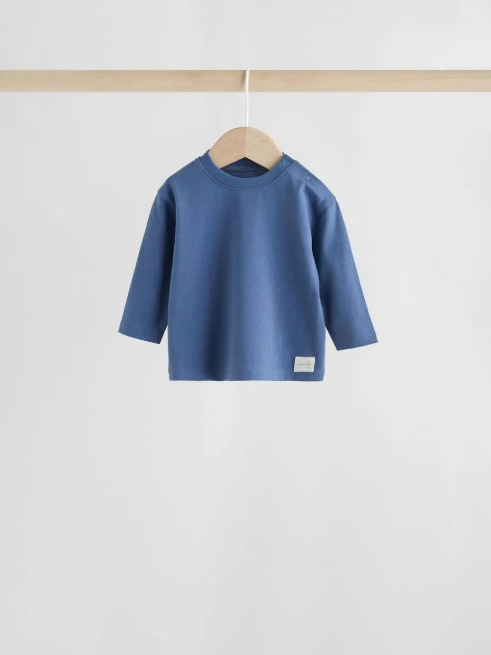 Next Baby Long Sleeve T-Shirts 4 Pack (0mths-2yrs) Blue