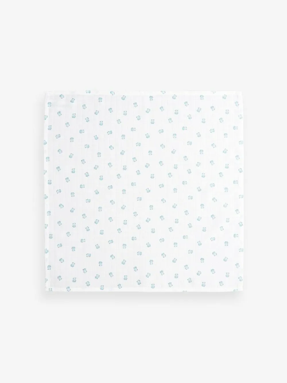 Clearance Next Baby Muslins Cloths 4 Pack Blue Bear