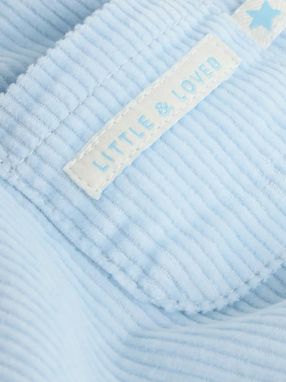 Sale Next Blue Bear Cord Dungarees and Bodysuit Set (0mths-2yrs)