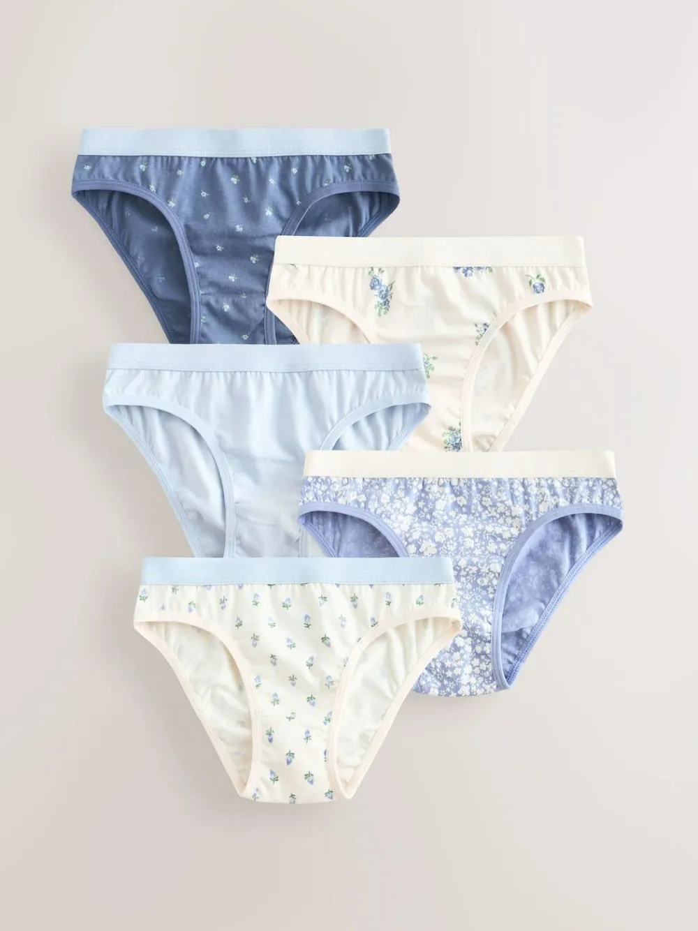 Discount Next Bikini Briefs 5 Pack (1.5-16yrs) Blue