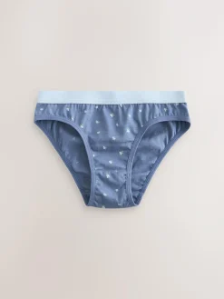 Discount Next Bikini Briefs 5 Pack (1.5-16yrs) Blue