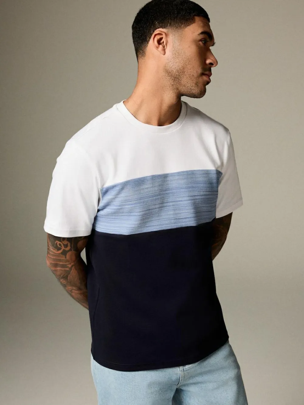 Best Next Block T-Shirt Blue