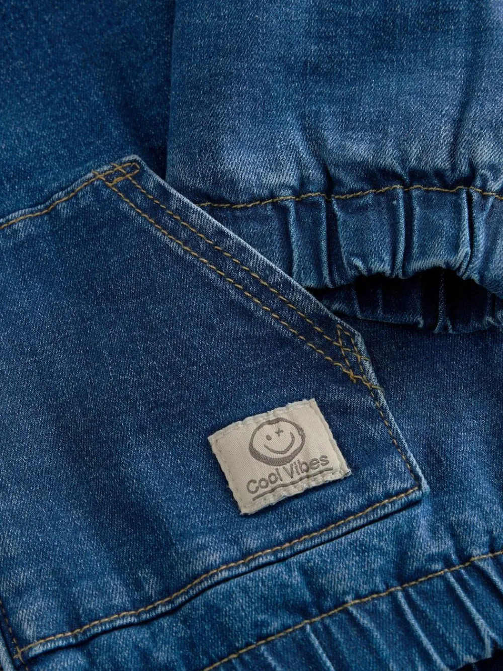 Next Blue Borg Lined Hooded Zip Through Denim Shacket (3mths-7yrs)^BOY Coats, Jackets & Pramsuits|Coats, Jackets & Pramsuits