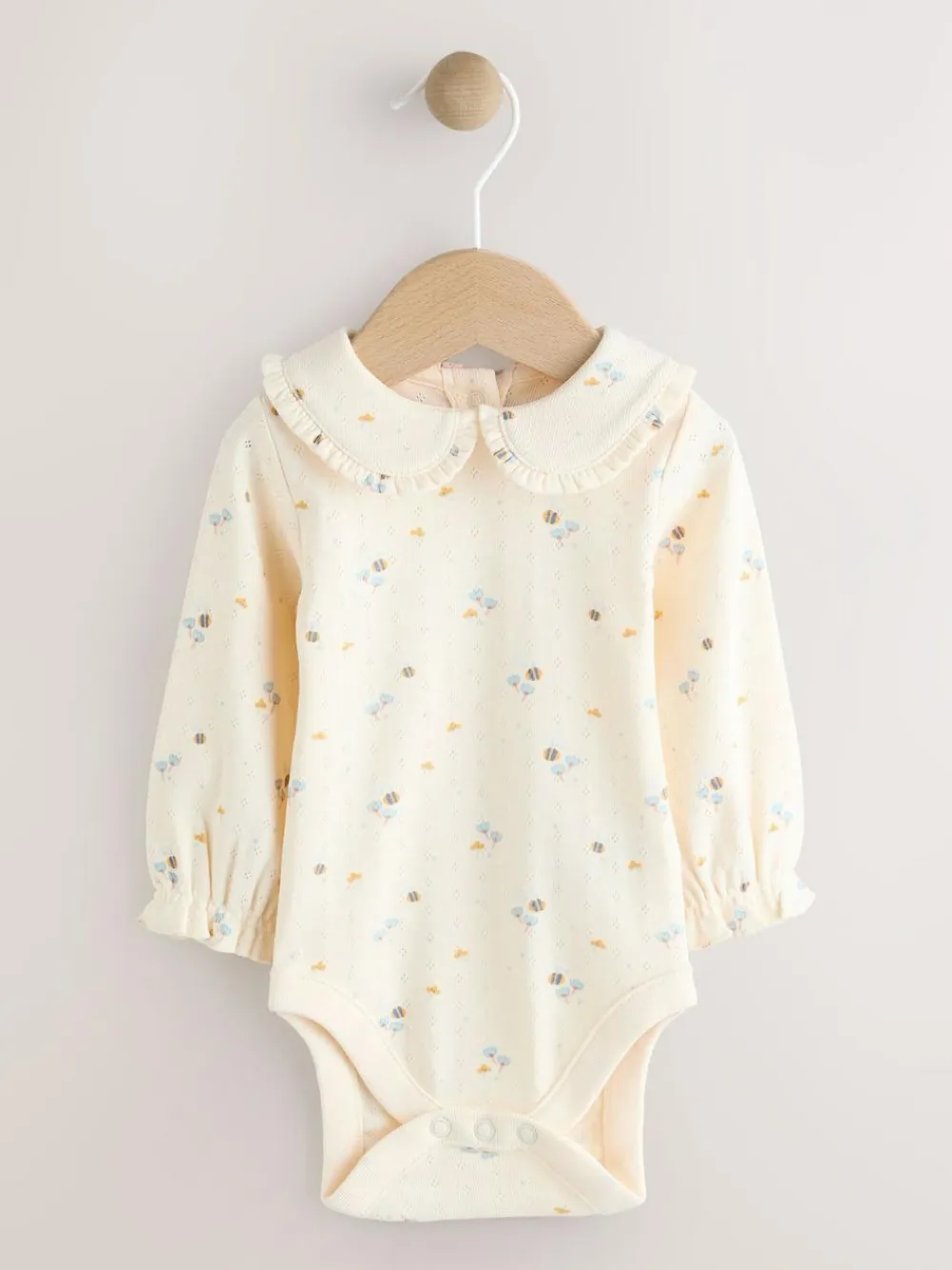 Next Blue Character Baby Cord Pinafore Long Sleeve Bodysuit & Tights Set (0mths-2yrs)^ Dresses|Dresses