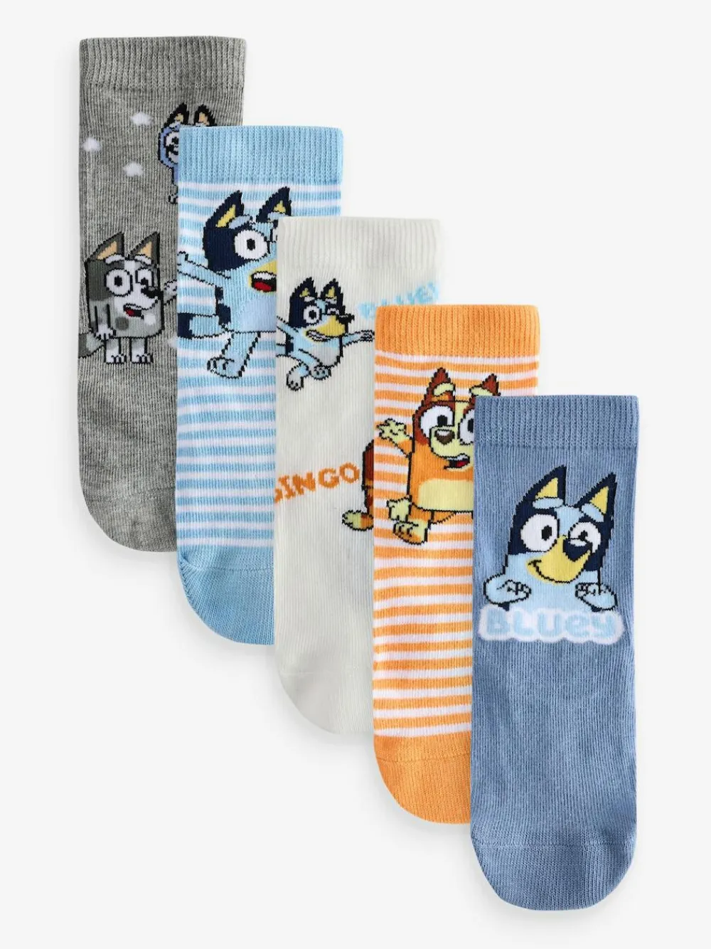 Next Blue Character Cotton Rich Socks 5 Pack^BOY Socks