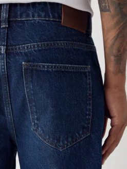 Best Next Relaxed Fit Vintage Wash Denim Jeans Blue Classic Vintage