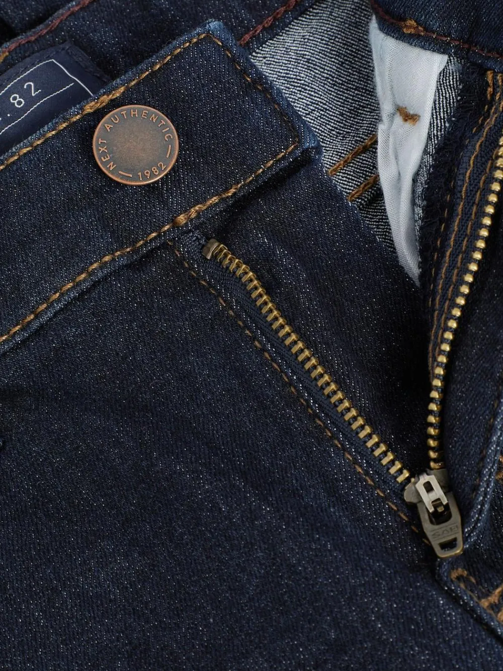 New Next Blue Dark Skinny Fit Stretch Jeans (3-17yrs)