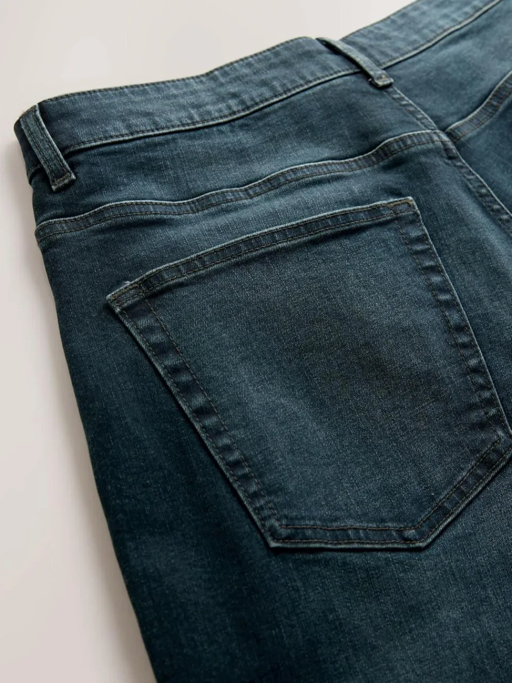 Next Blue Dark Washed Regular Tapered Fit Classic Stretch Jeans^ Jeans|Jeans