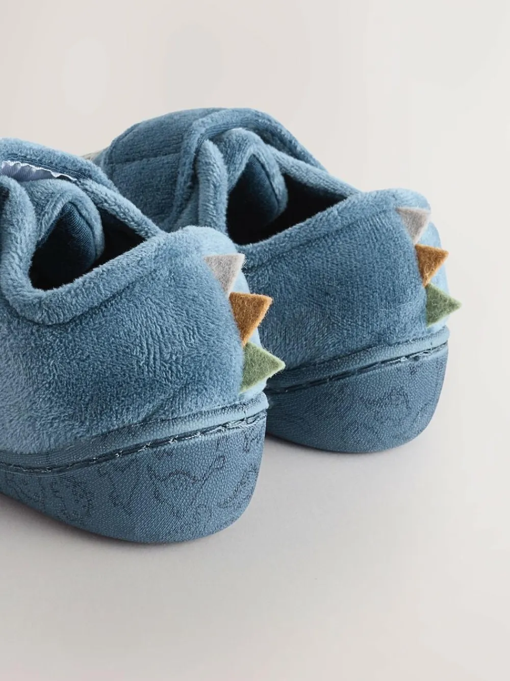 Outlet Next Blue Dinosaur Warm Lined Cupsole Slippers