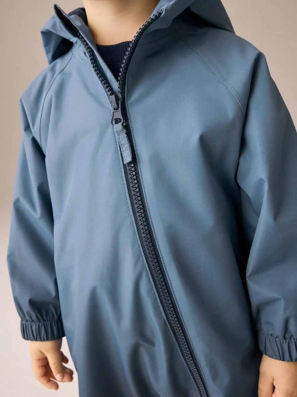 Next Blue Dip Dye Waterproof Fleece Lined Puddlesuit (3mths-7yrs)^BOY Newborn Clothing|Baby Winter Clothing
