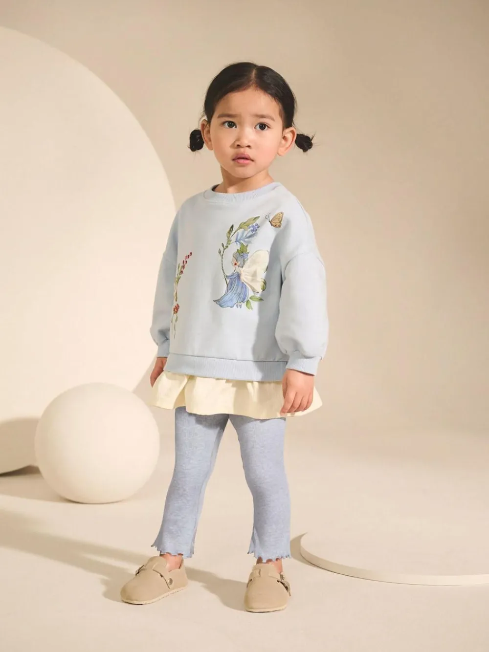 Clearance Next Long Sleeve Top and Leggings Set (3mths-7yrs) Blue Fairy