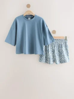 Next Cotton Short Set Pyjamas^Women Pyjamas|All Night & Lounge