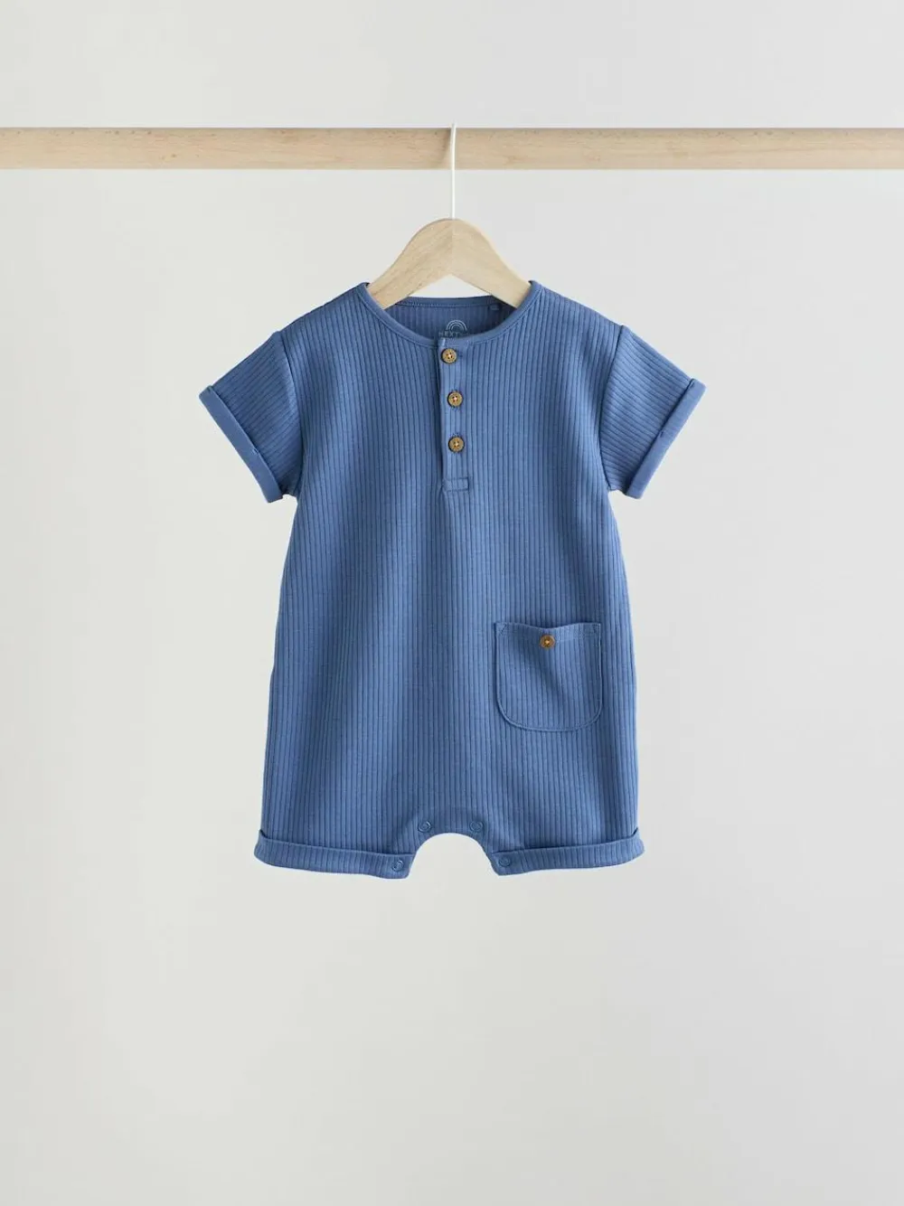 Next Grandad Button Neck 4 Pack Baby Rompers^BOY Sets & Co-Ords|Sets & Co-Ords