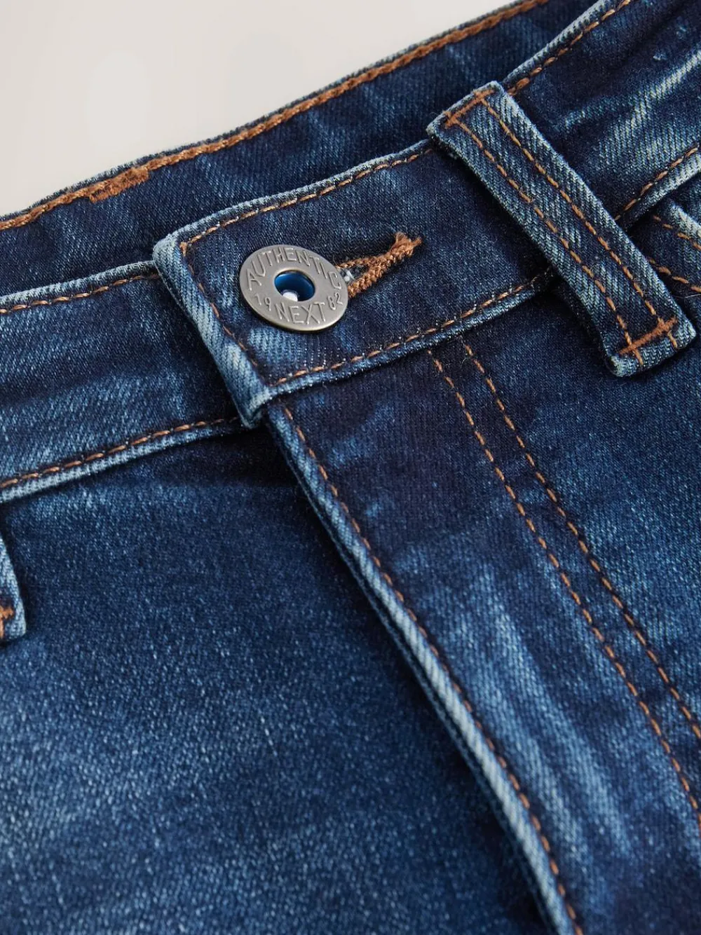 Online Next Blue Indigo Loose Fit Stretch Jeans (3-17yrs)