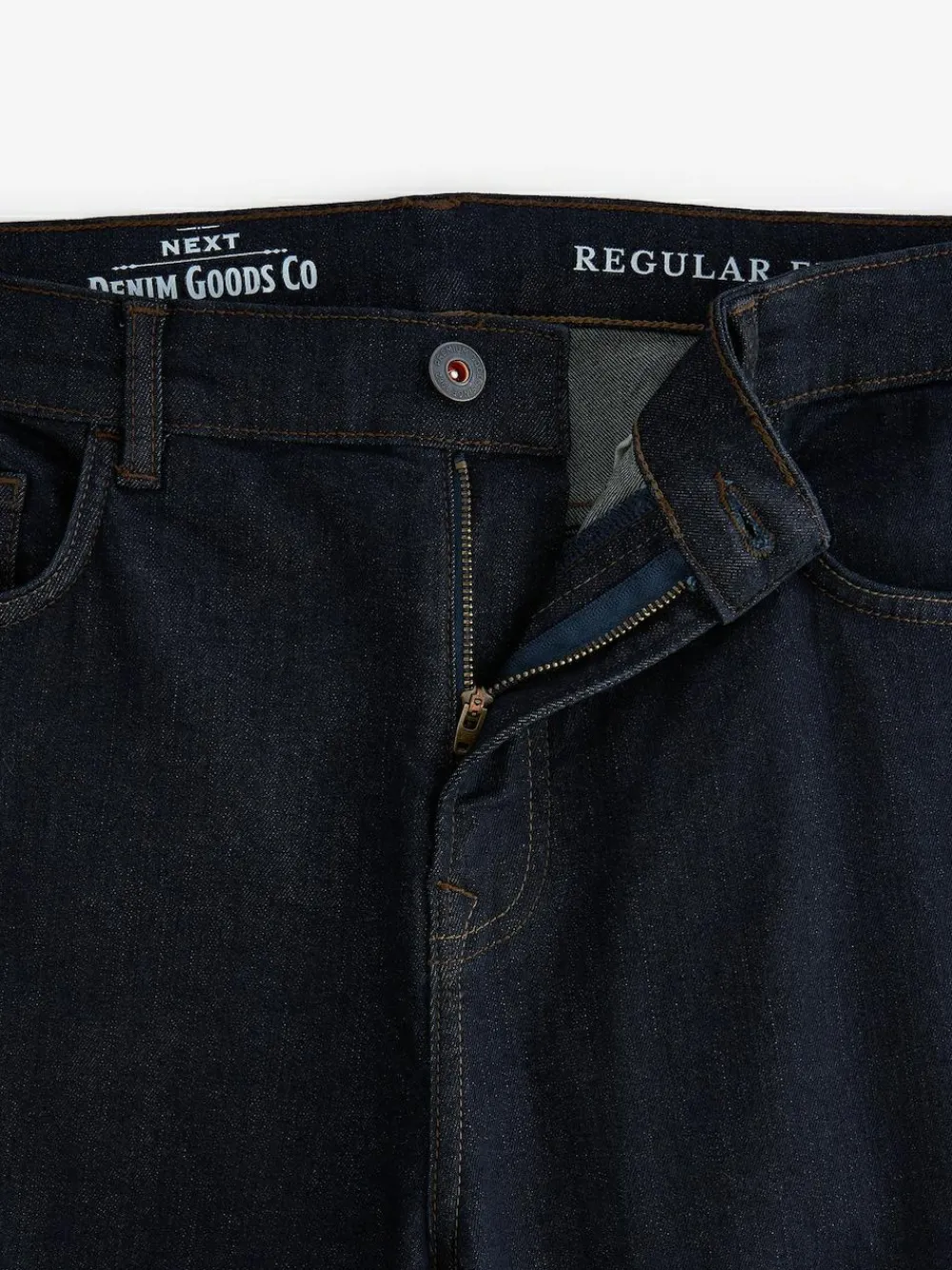 Next Blue Indigo Rinse Regular Tapered Fit Classic Stretch Jeans^ Jeans|Jeans