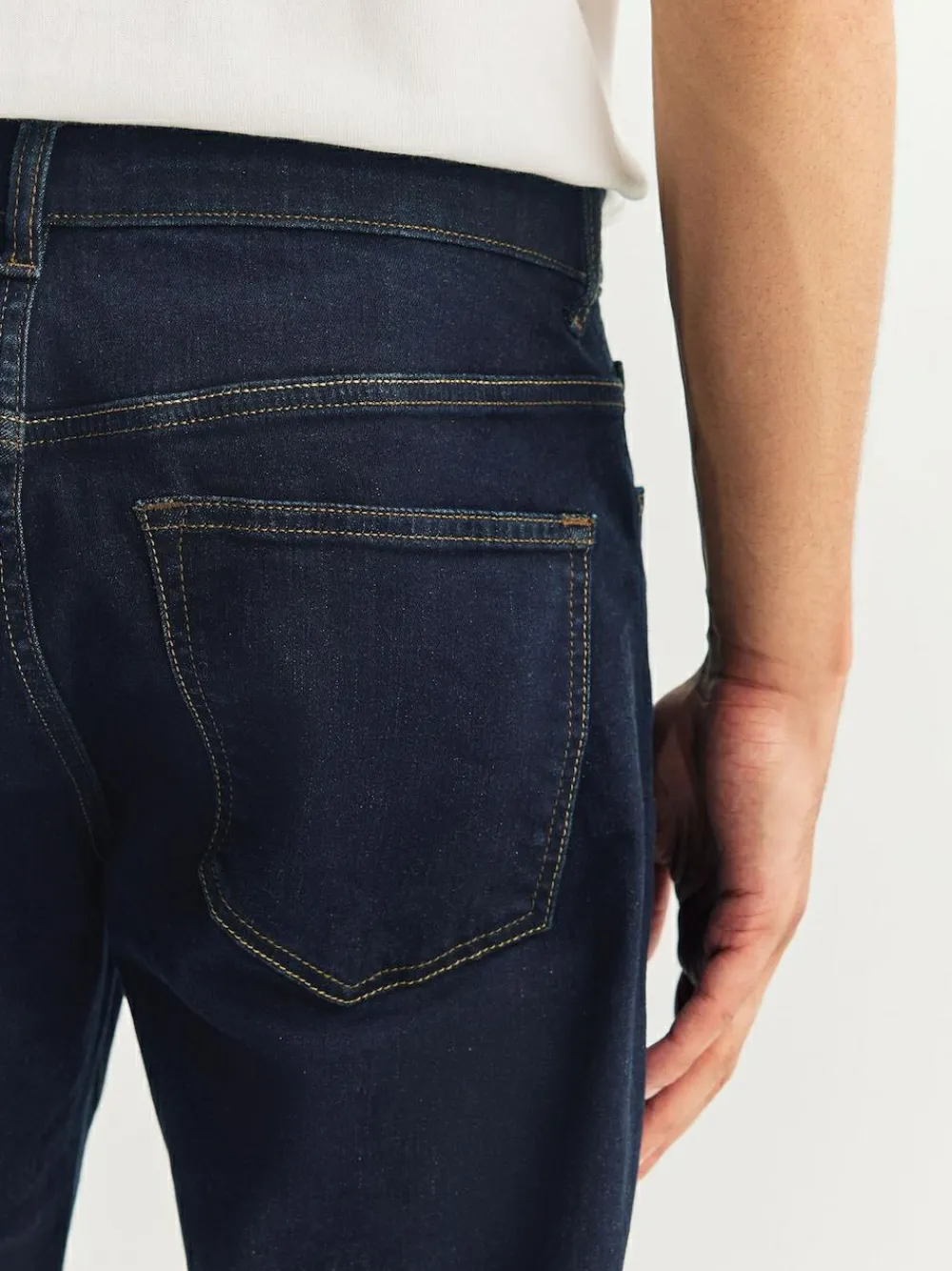 Sale Next Blue Indigo Rinse Single Slim Fit Classic Stretch Jeans