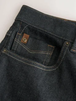 Next Straight Fit Signature Brushed Cosy Check Denim Jeans^ Jeans|Jeans
