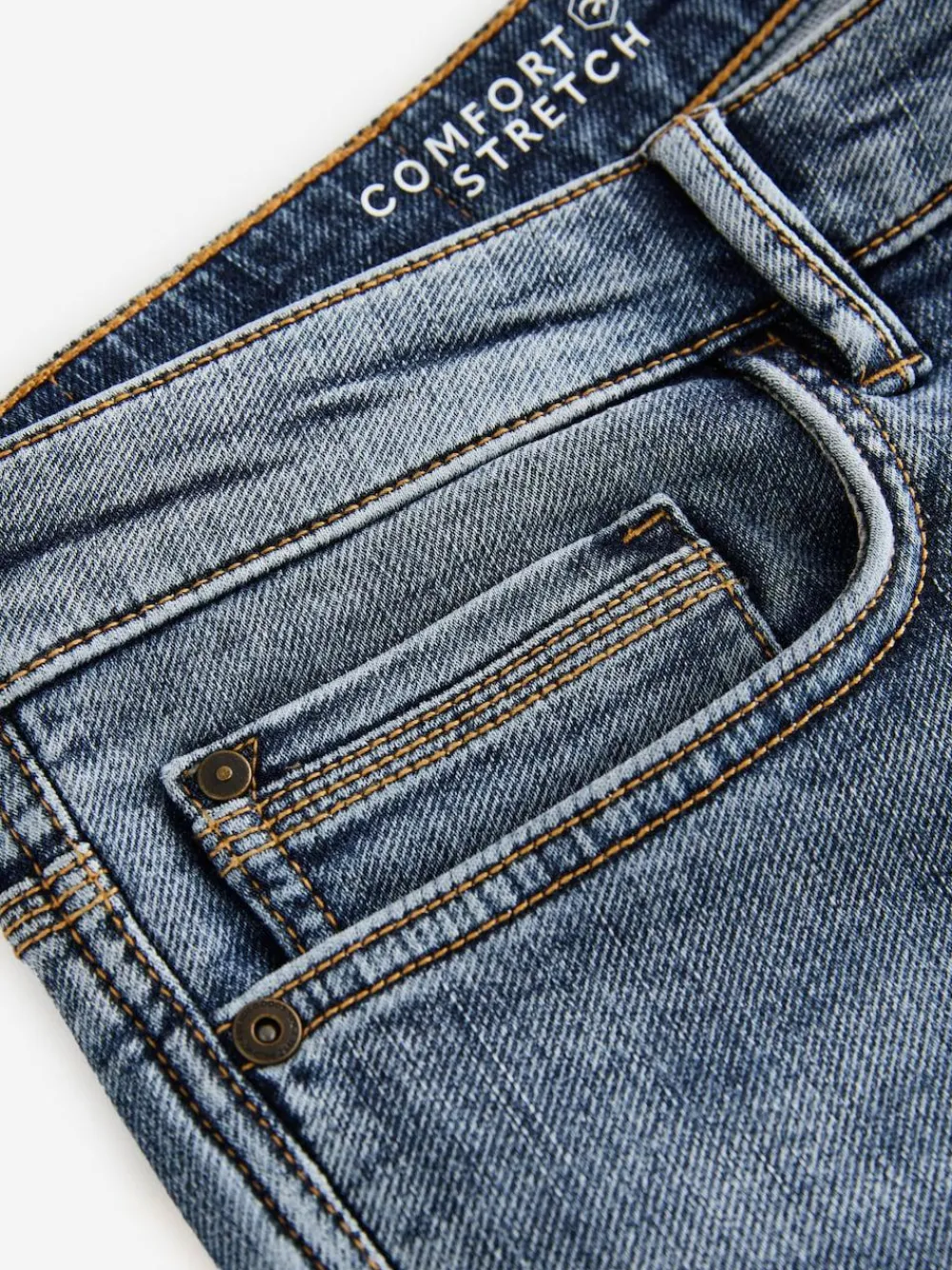 Next Blue Light Vintage Slim Fit Comfort Stretch Jeans^ Jeans|Jeans