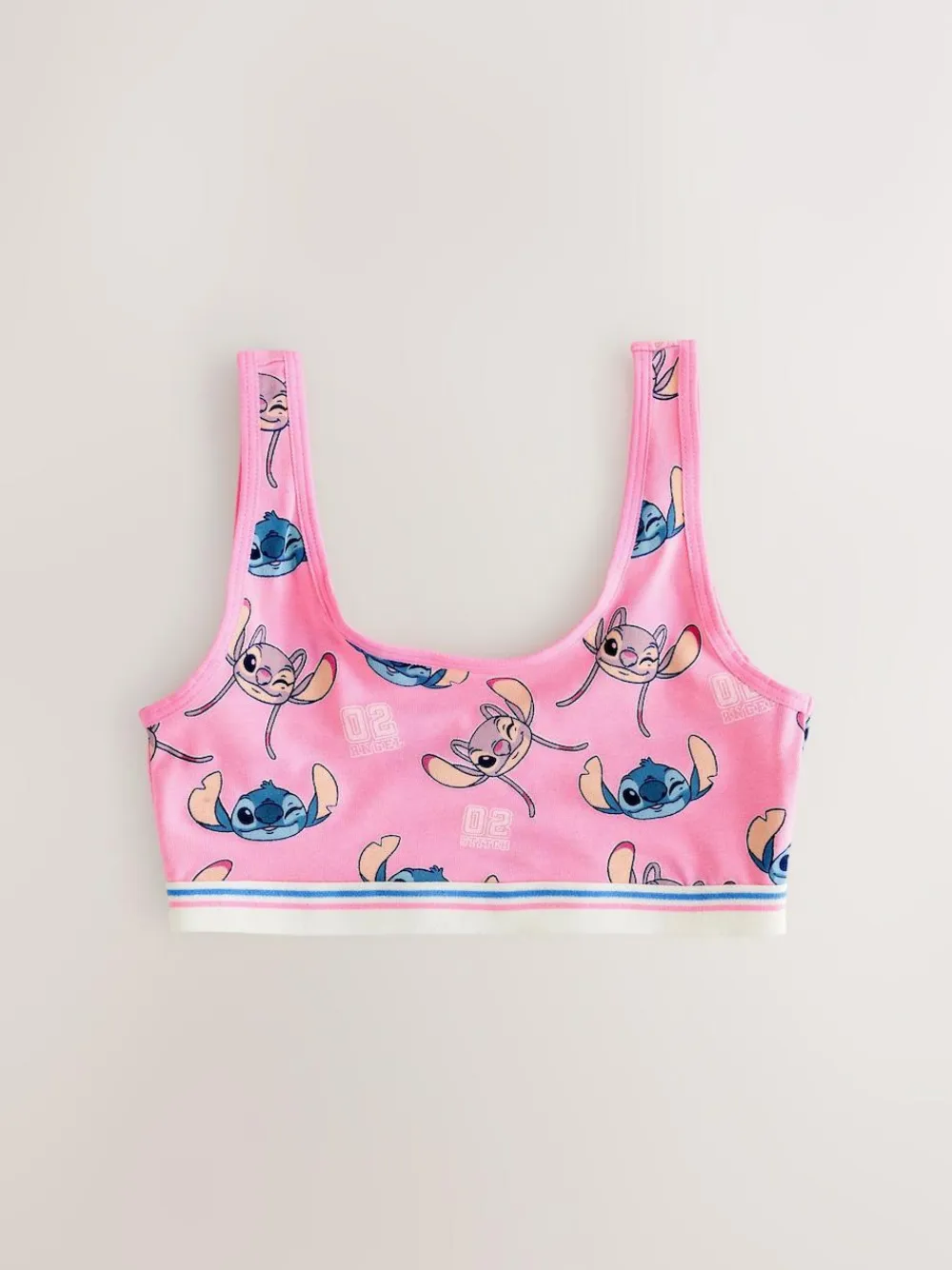 Hot Next Blue Lilo And Stitch Disney Crop Tops 3 Pack (5-16yrs)