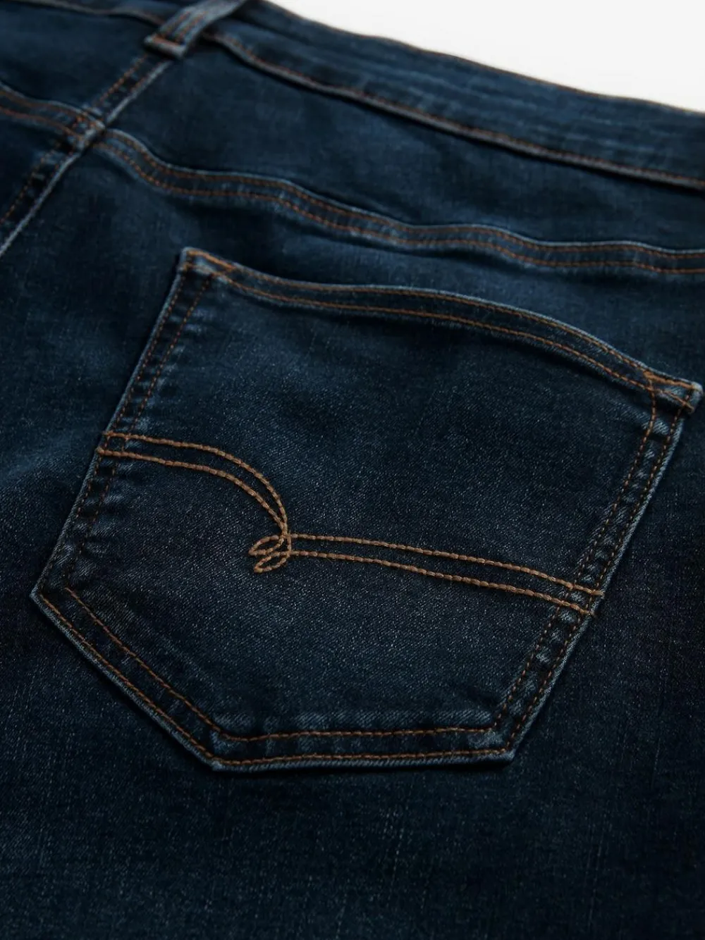 Next Blue Mid Indigo Straight Fit Motionflex Jeans^ Jeans|Jeans