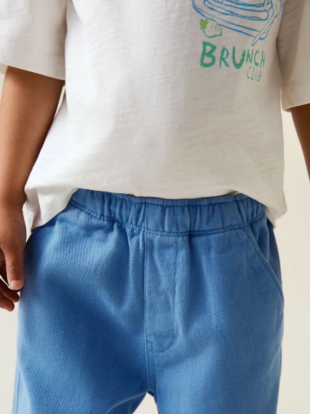 Next Plain Pull On Wide Trousers (3mths-7yrs)^BOY Pants & Leggings|Joggers