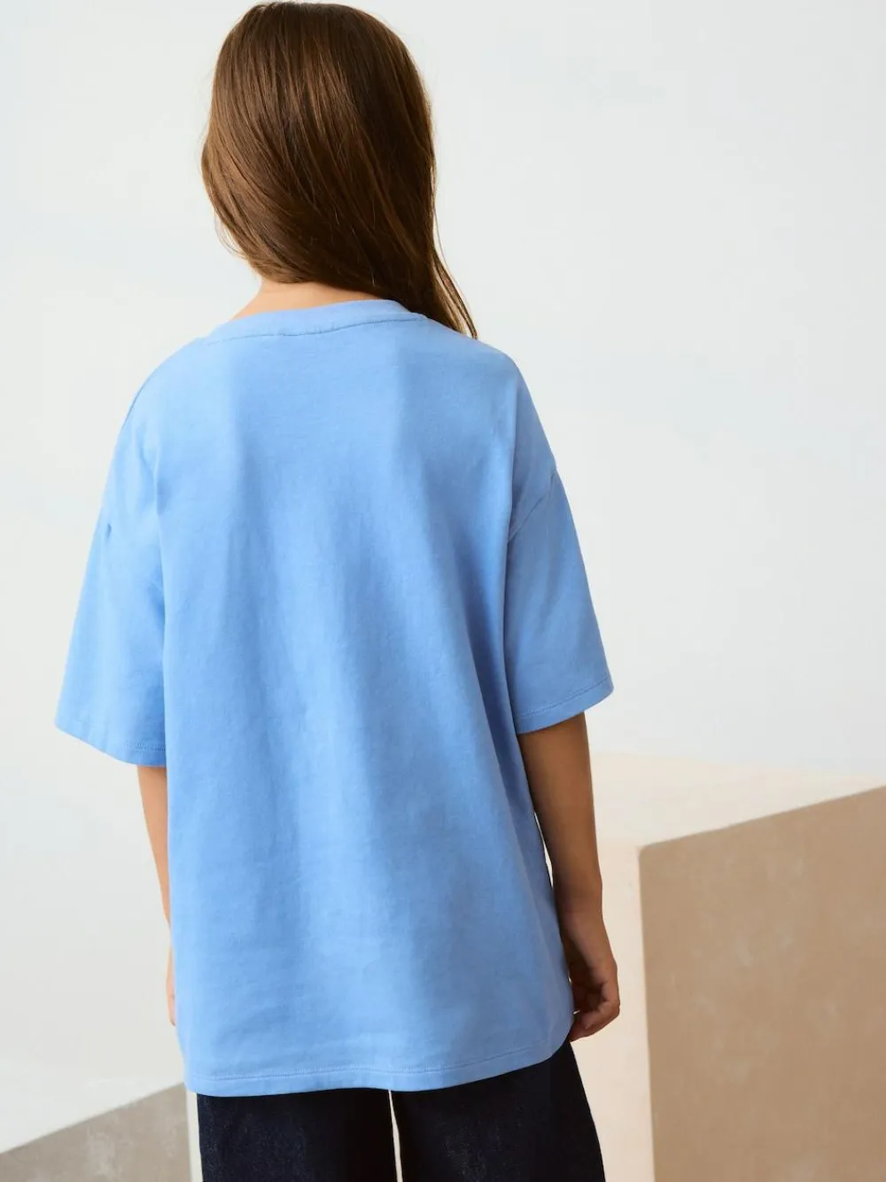 Discount Next Blue Poodle Oversized Graphic Print T-Shirt (3-16yrs)